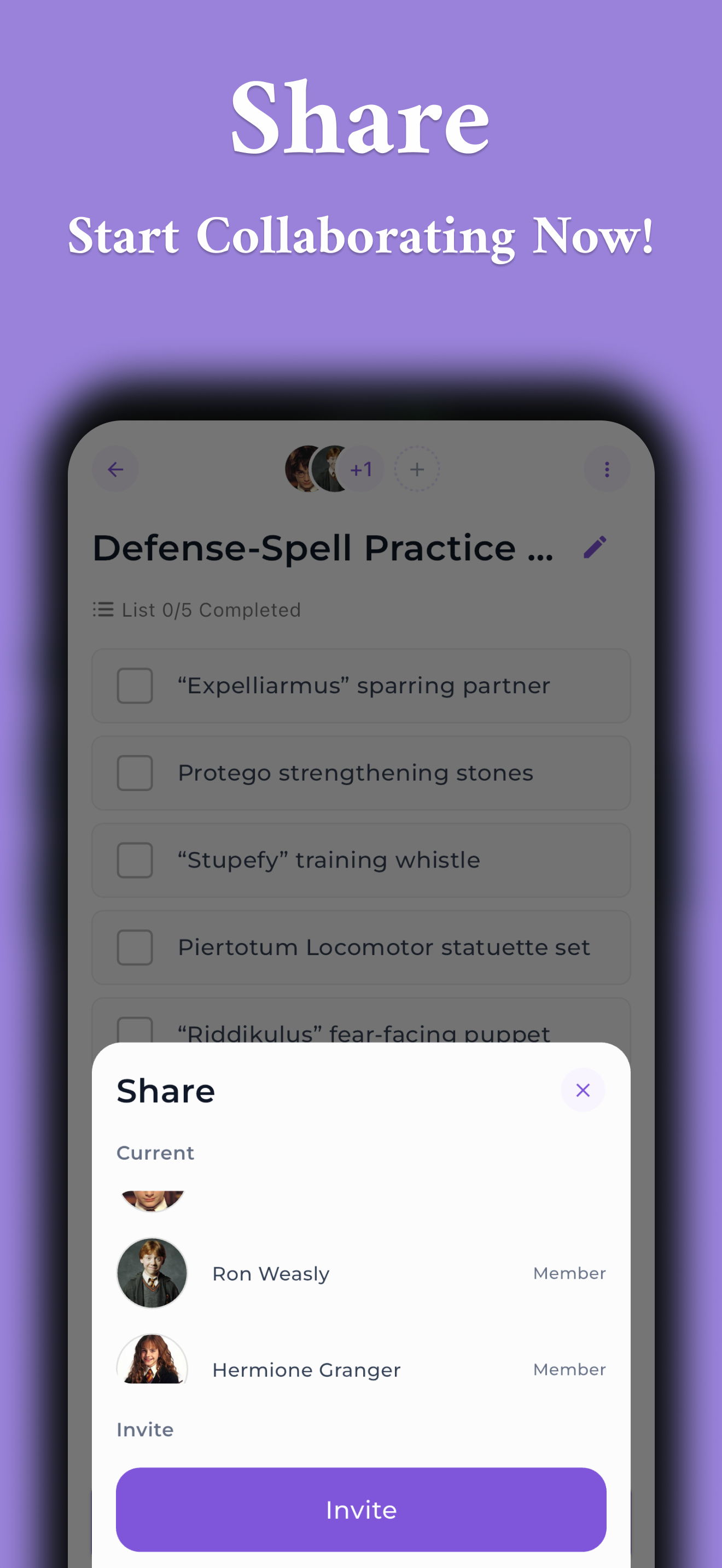 Share and Collaborate in Real-time